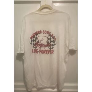 Vintage NASCAR 1990's Dale Earnhardt Jr. Hanes Cotton T-Shirt Men's Size 2 XL